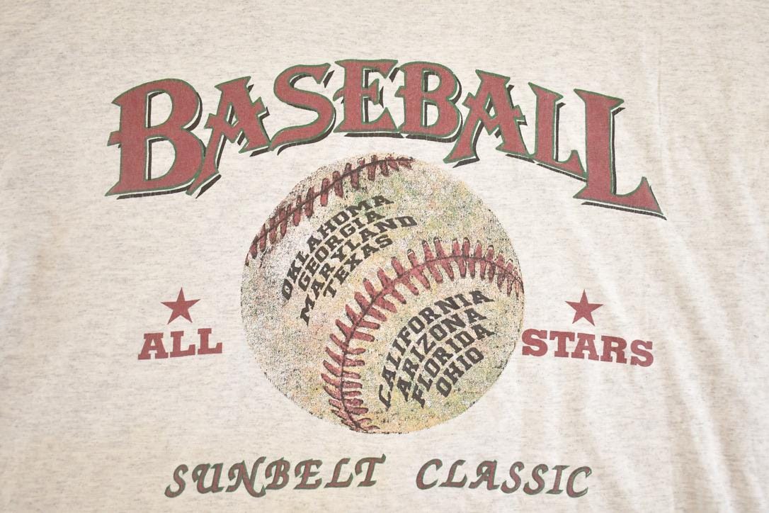 Vintage 1990's Baseball Sunbelt Classic Souvenir Sportswear T-Shirt Mens XL