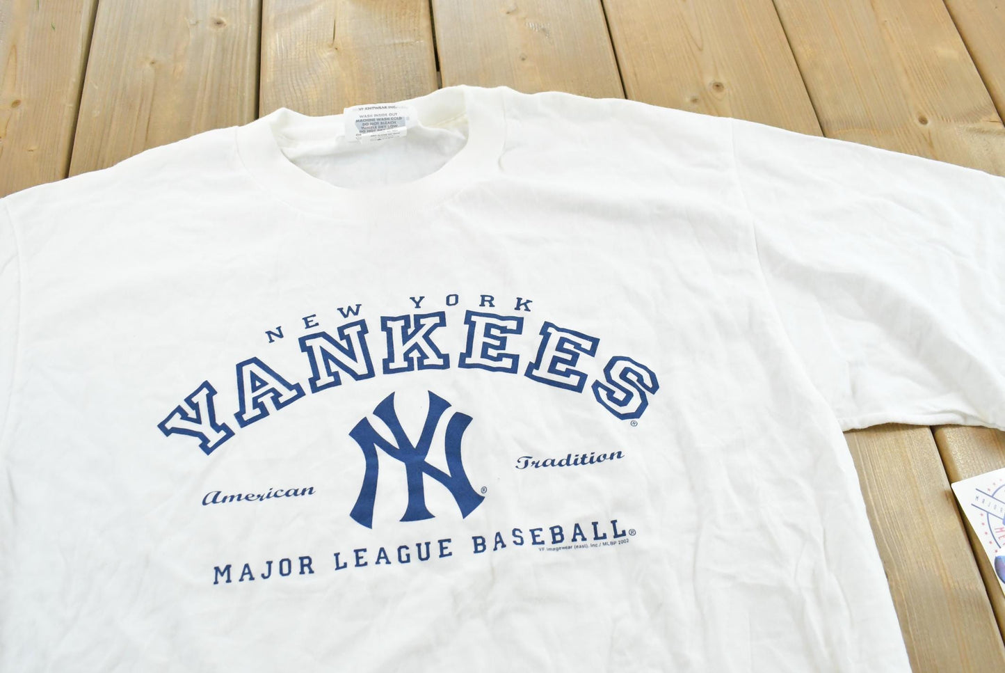 Vintage 2002 New York Yankees Deadstock MLB Graphic T Shirt Men's Men's Large