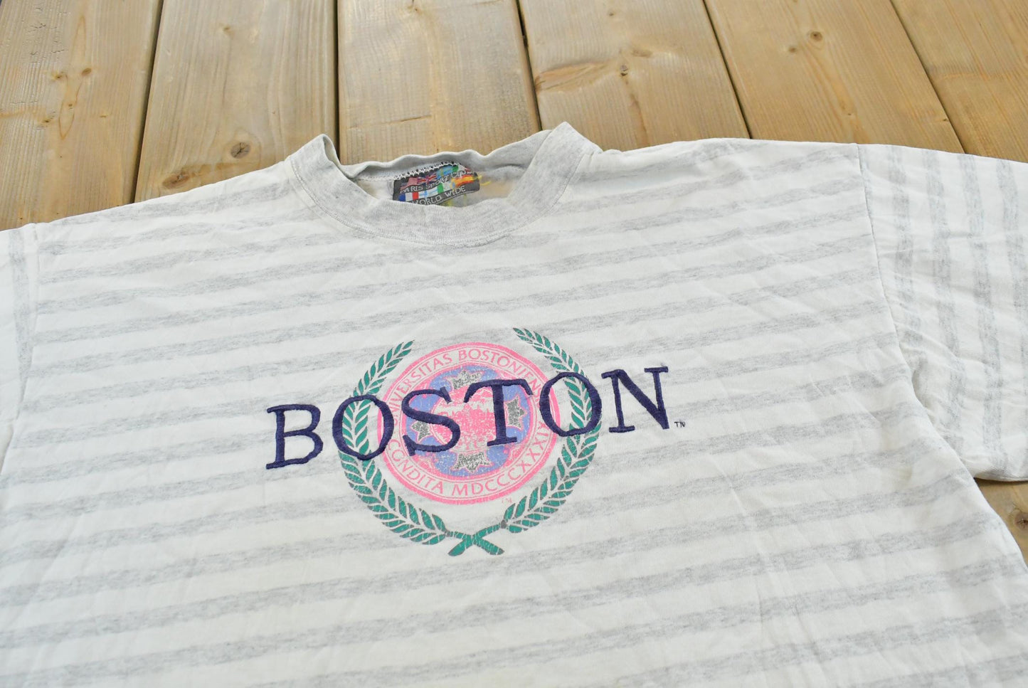 Vintage 1990s Boston University Collegiate T-Shirt Men's XL