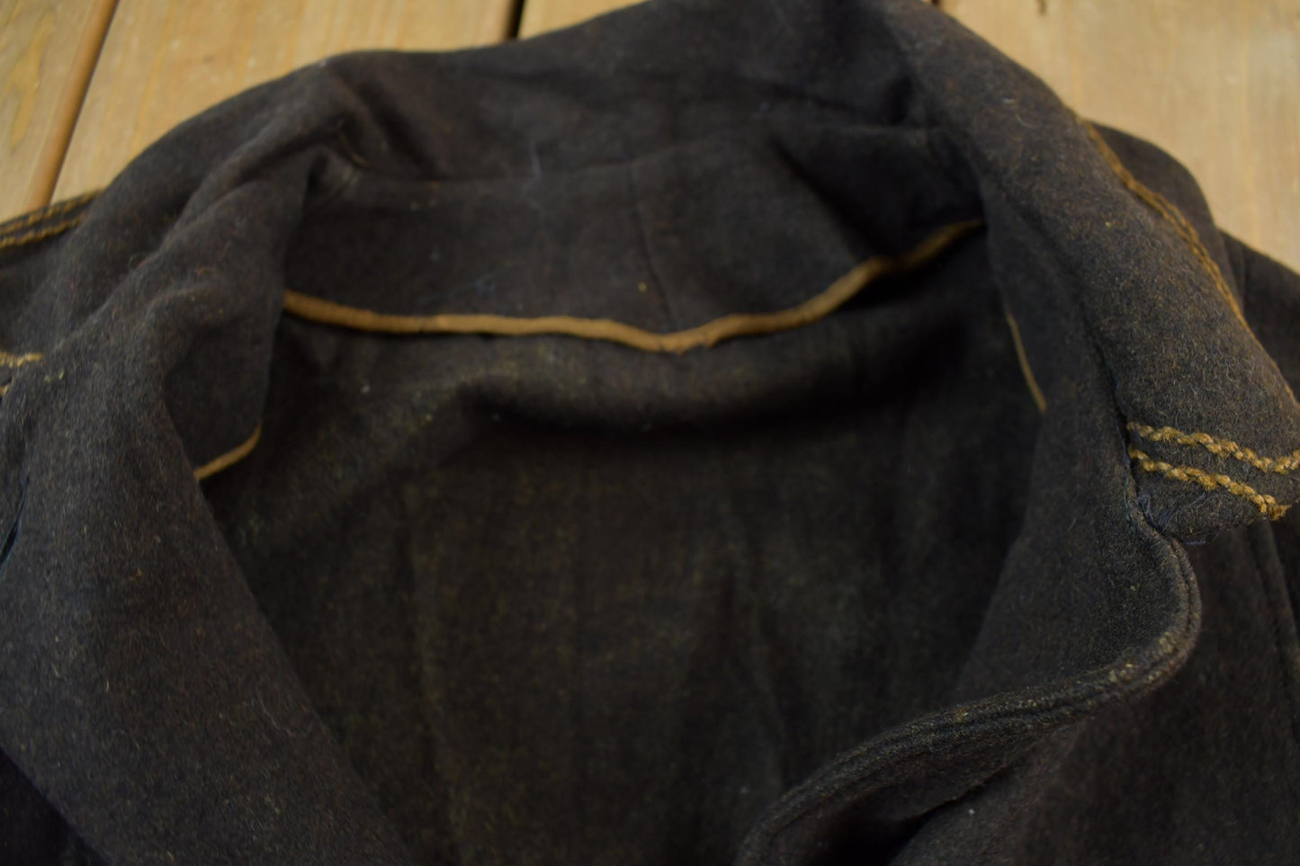 Vintage 1990s Wool Overcoat Jacket Men's S