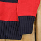 Vintage 2000s Polo Ralph Lauren Striped Quarter Zip Knit Sweater Youth M