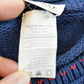Vintage 1990s Parkhurst Cotton Acrylic Knit American Flag Sweater Men's L