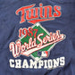 Vintage 1987 Minnesota Twins World Series Champions Crewneck Sweatshirt Men's S