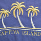 Vintage 1990s Captiva Island Embroidered Graphic Souvenir T Shirt Men's Medium