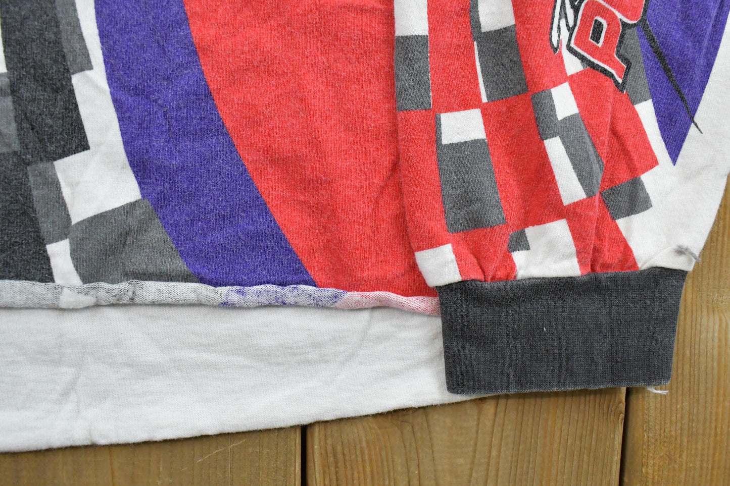Vintage 1990s Polaris Racing Long Sleeve Mock Neck T-Shirt Men's Large