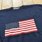 Vintage 1980s David Taylor USA American Flag Acrylic Knit Sweater Men's L