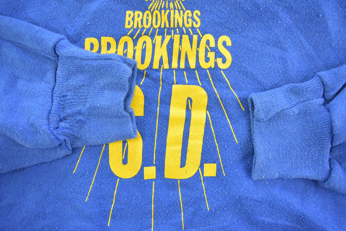 Vintage 1990s South Dakota State University Jack Rabbits Collegiate Raglan Crewneck Sweatshirt Men's L