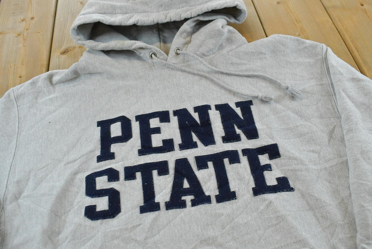 Vintage 2000s Penn State University Champion Embroidered Reverse Weave Hoodie Sweatshirt Men's XL