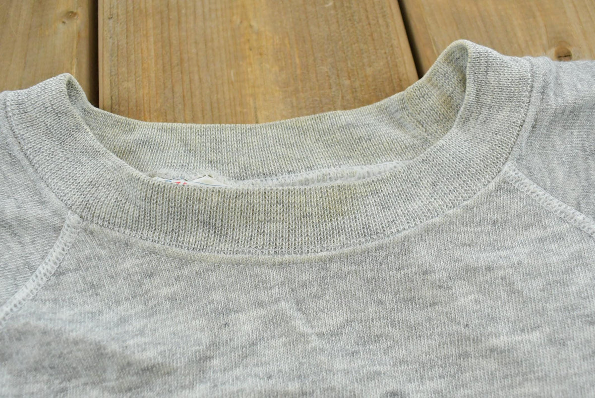 Vintage 1980s Ft Lauderdale Florida Raglan Crewneck Sweatshirt Men's S