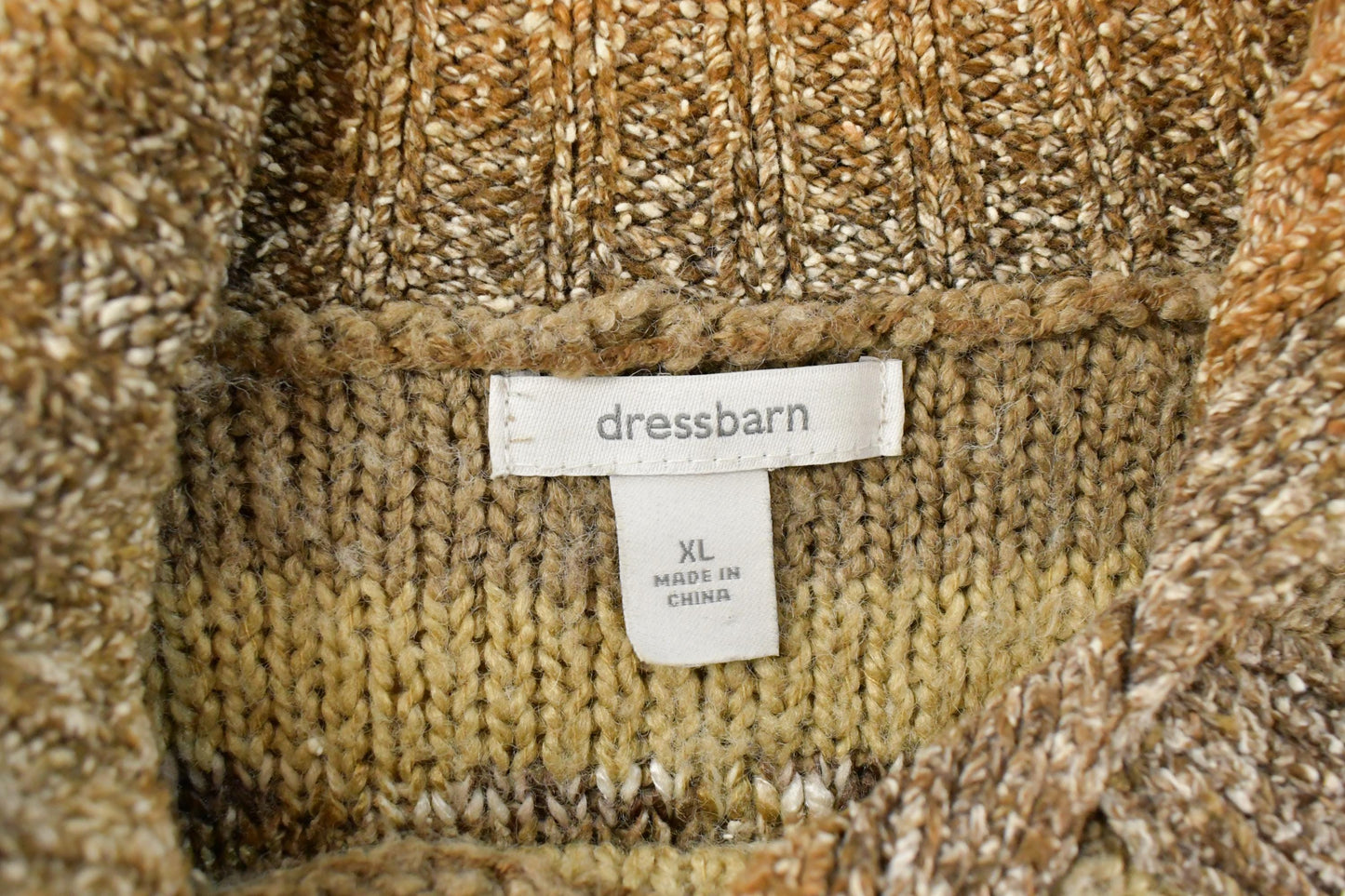 Vintage 2000s Dressbarn Knit Shawl Neck Sweater Women's XL