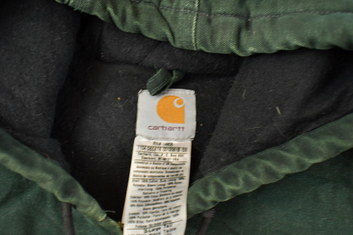 Vintage 1990s Carhartt Hooded Jacket Men's XL Tall