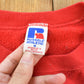 Vintage 1990s USA American Flag Souvenir Crewneck Sweatshirt Men's M