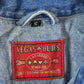 Vintage 1990s Riviera Casino Denim Jean Trucker Jacket Men's Small