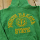 Vintage 1990s North Dakota State University Jansport Hoodie Sweatshirt Mens M