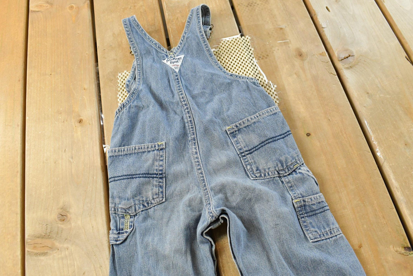 Vintage 2000s OshKosh B'gosh Denim Blue Jean Overalls Youth 22 x 11