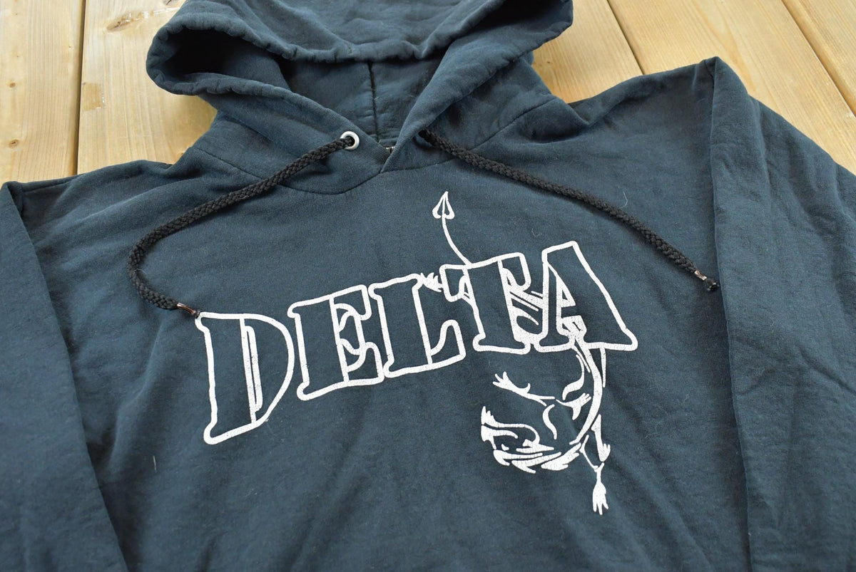 Vintage 2000s Freddy Delta Dragon Hoodie Sweatshirt Men's S