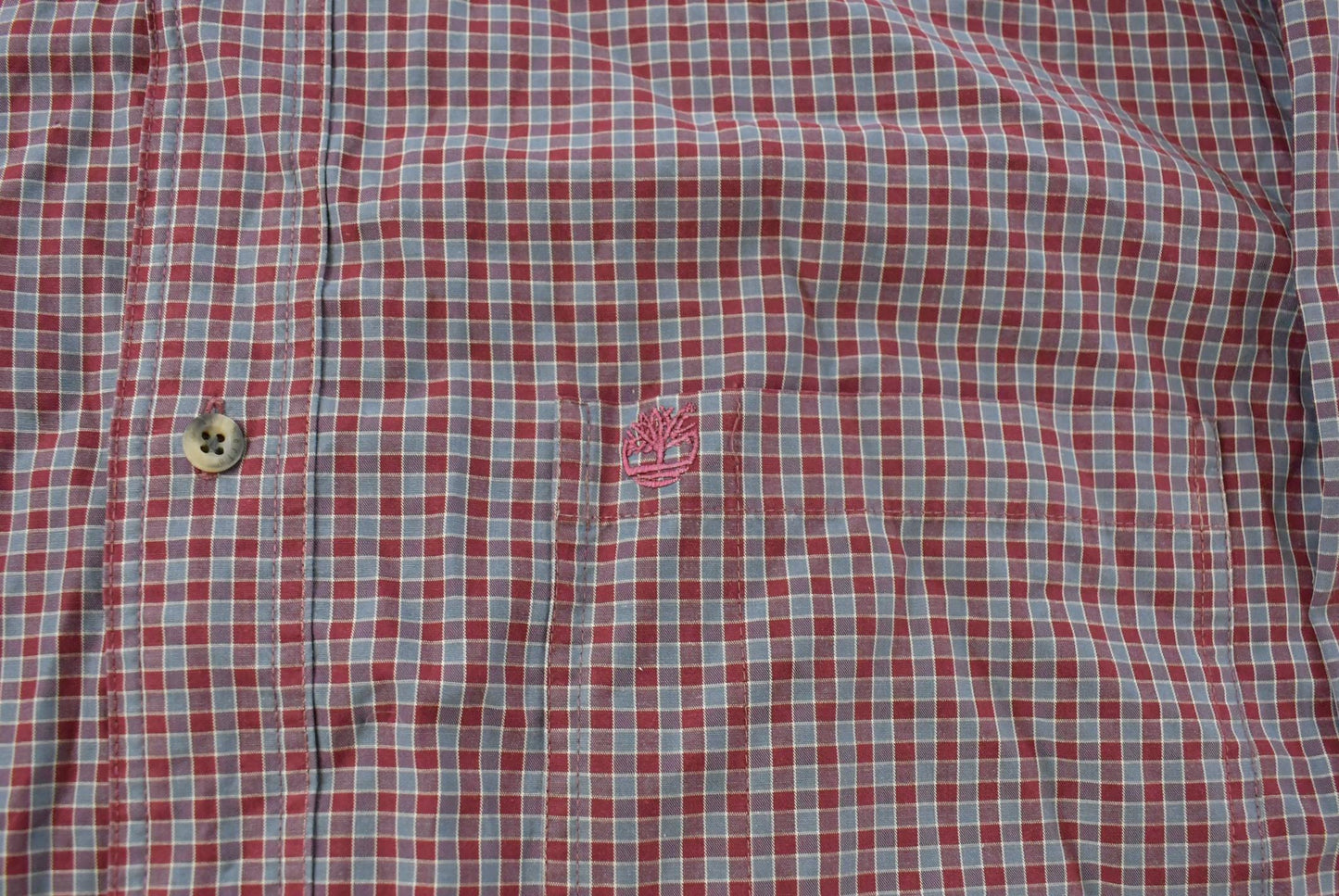 Vintage 1990s Timberland Plaid Button Up Shirt Men's XL