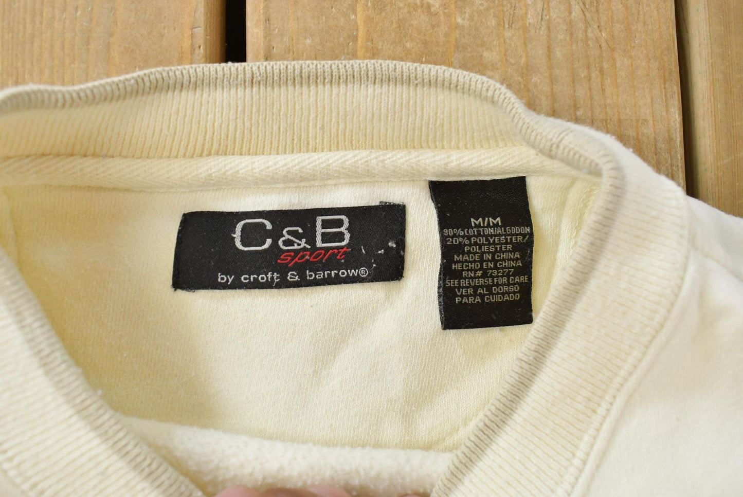 Vintage 1990s Whitetail Deer Nature Crewneck Sweatshirt Men's Medium