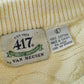 Vintage 1990s 417 Van Heusen Striped Cotton Knit Crewneck Sweater Men's M