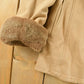 Vintage 1990s Sequence Faux Shearling Coat Women's Medium
