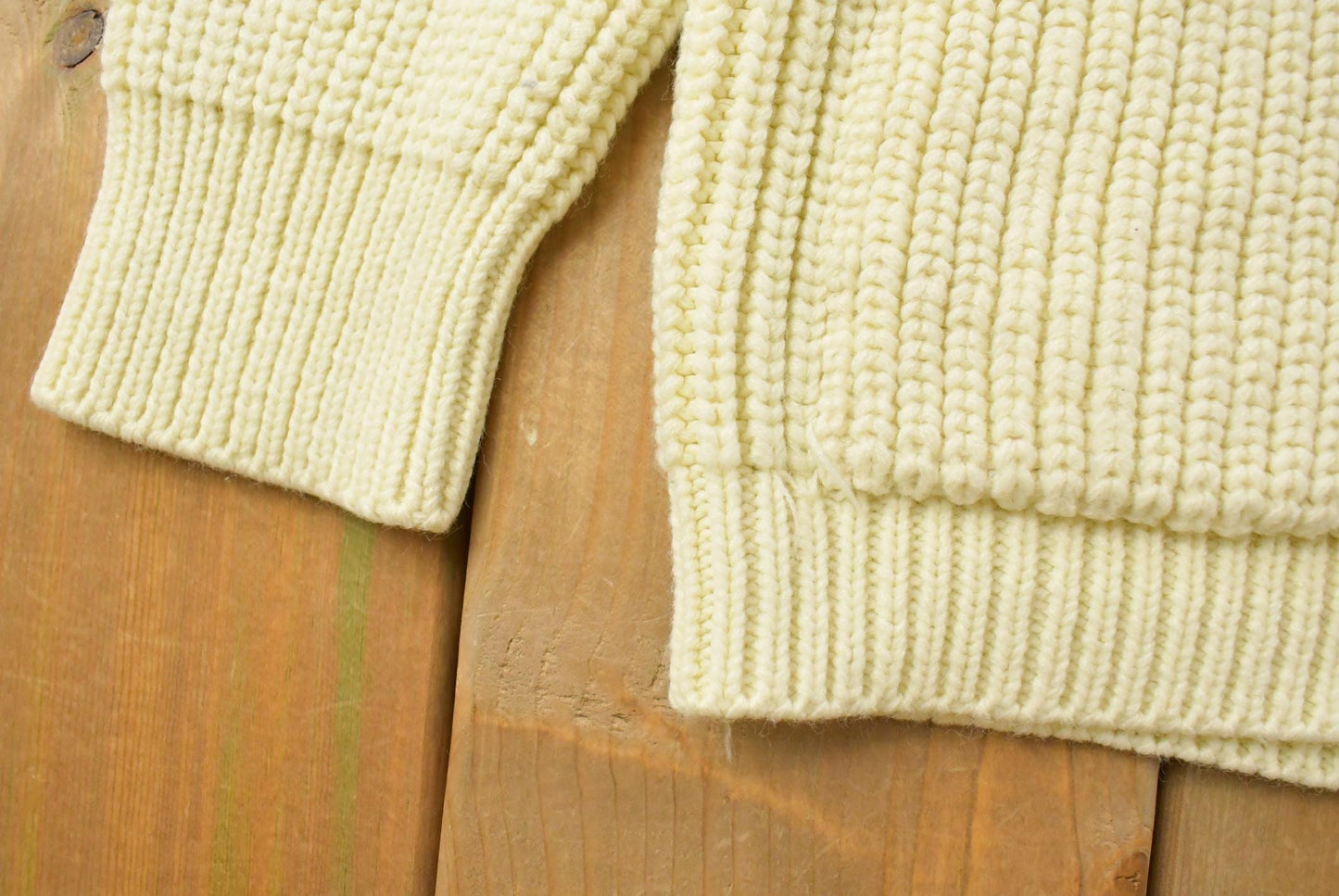 Vintage 1970s Western Cowboy Cowichan Knit Cardigan Sweater Men's M