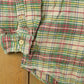 Vintage 1990s J Crew Plaid Flannel Button Up Shirt Men's XS