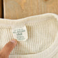 Vintage 1970s J.E. Morgan All Natural Thermal Waffle Knit Long Sleeve Shirt Men's M