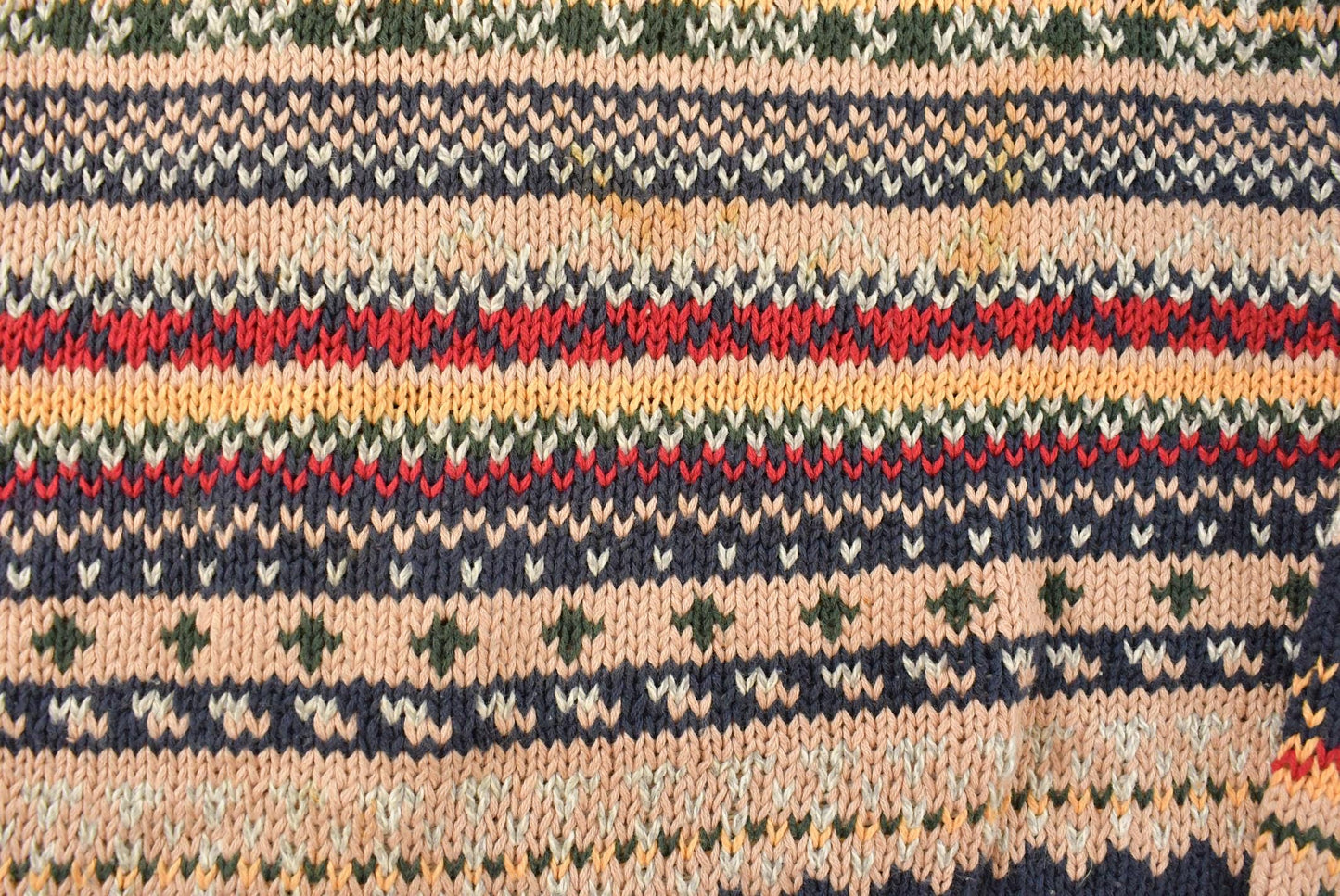 Vintage 1990s Eddie Bauer Fair Isle Knit Sweater Men's L