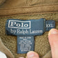Vintage 1990s Polo Ralph Lauren Blue Thermal Lined Full Zip Hoodie Men's 2XL