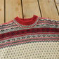 Vintage 1990s Lands' End Wool Knit Crewneck Sweater Men's M