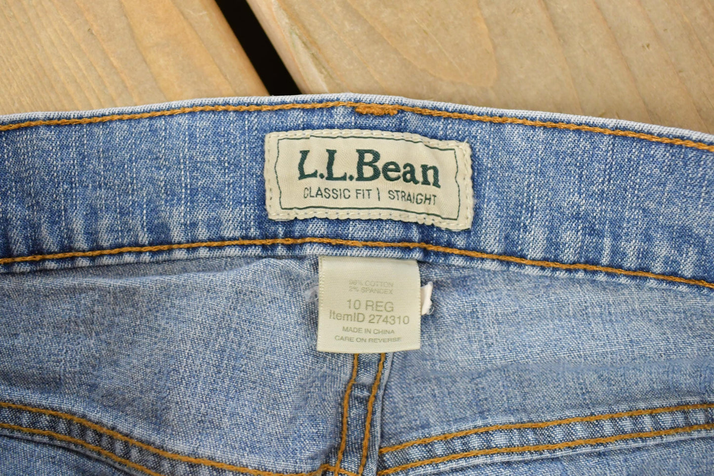 Vintage 1990s L.L. Bean Straight Fit Denim Jeans Women's 30 x 22