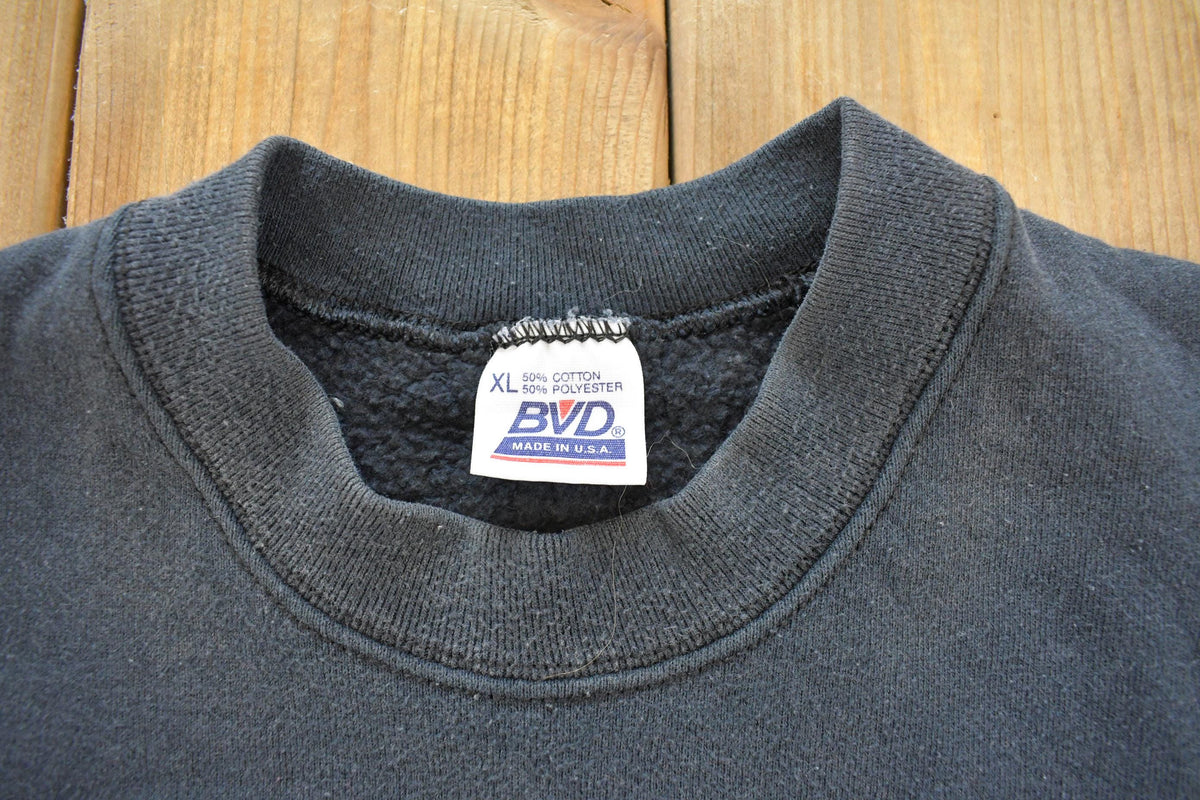 Vintage 1990s BVD Blank Crewneck Sweatshirt Men's L