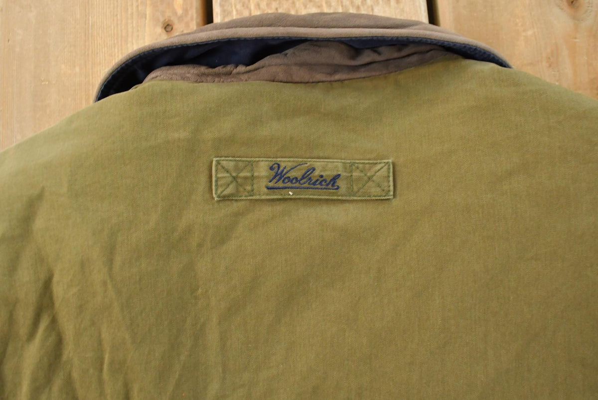 Vintage 1990s Woolrich Bomber Jacket Men's Large