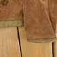 Vintage 1990s Effeci Faux Fur Shearling Coat Women's M