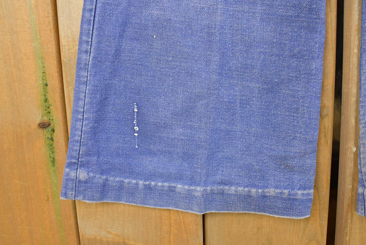 Vintage 1970s Son Flare Denim Jeans Women's 26 x 28