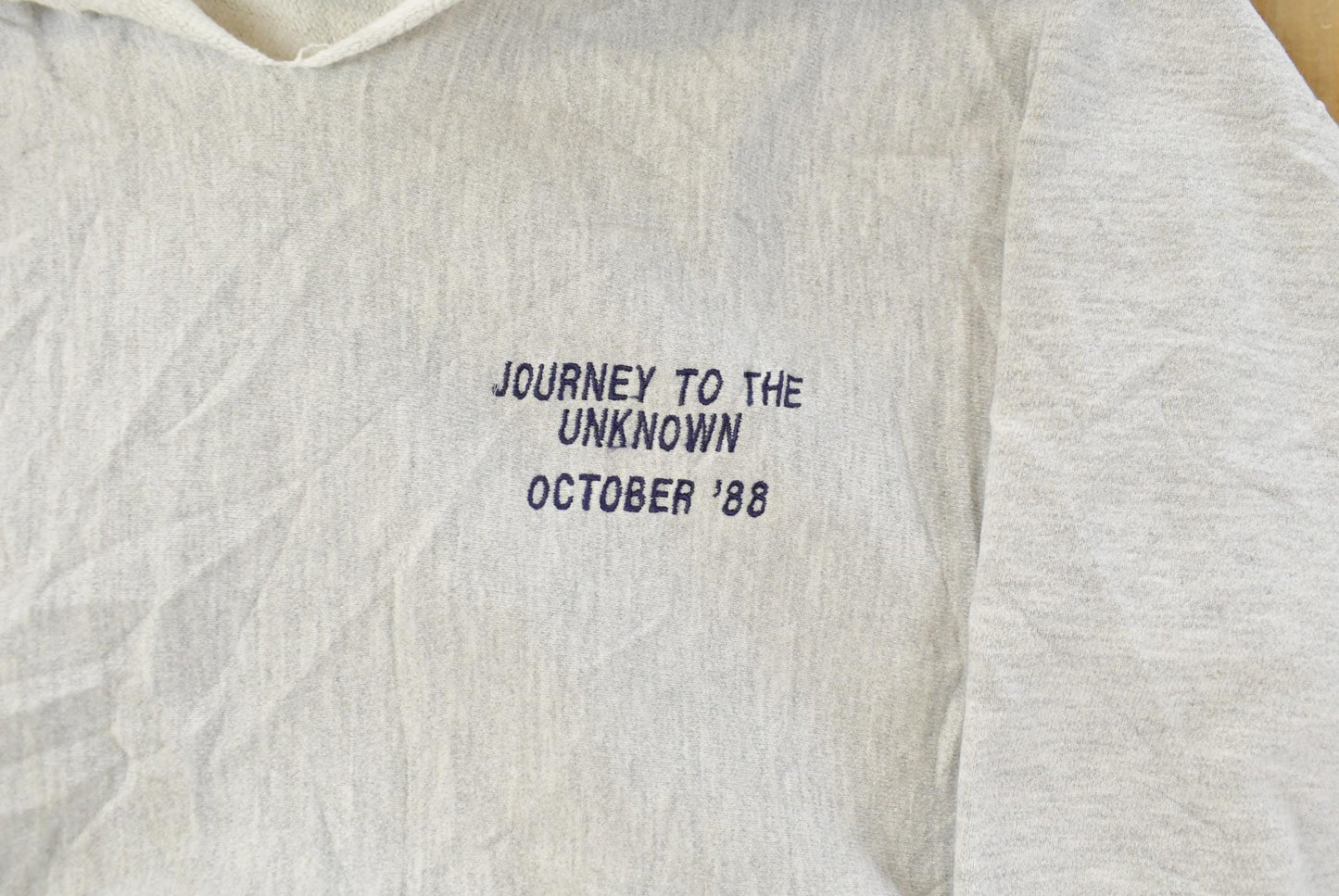Vintage 1980s Champion Reverse Weave Journey to The Unknown Hoodie Men's XL