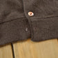Vintage 1980s JC Penney Acrylic Knit Brown Cardigan Men's M