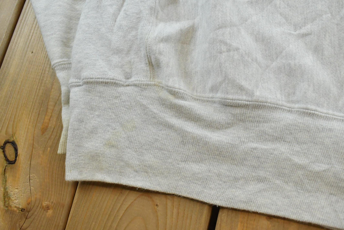Vintage 1990s NYU Champion Reverse Weave Crewneck Sweatshirt Men's L