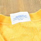 Vintage 1990s Russell Athletics High Cotton Blank Yellow Crewneck Sweatshirt Men's XL