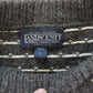 Vintage 90s Land's End Fair Isle Knitted Crewneck Sweater Men's L