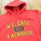 Vintage 2000s Champion WC East Lacrosse Reverse Weave Hoodie Sweatshirt Men's XL