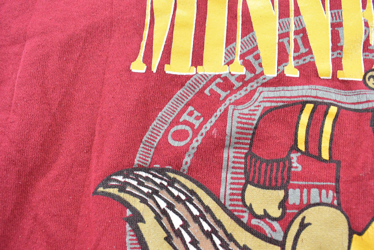 Vintage 1990s Thrashed University of Minnesota Golden Gophers Crewneck Sweatshirt Men's XL
