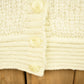 Vintage 1990s Knitted Blank Cardigan Sweater Men's Small