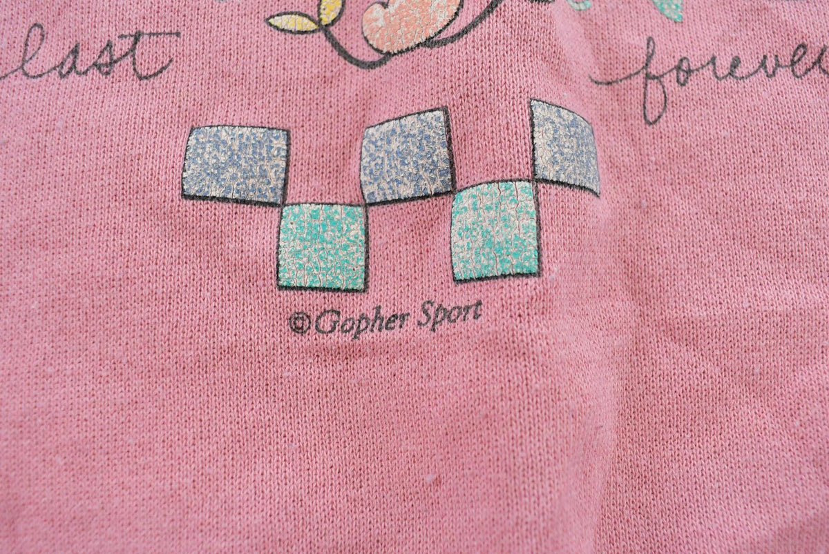 Vintage 1990s Gopher Sport Cow Sheep Pig Friendship Farm Crewneck Sweatshirt Women's L / Made In USA / 90s Nature Animal Outdoors