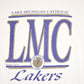 Vintage 1990s Lake Michigan Catholic Lakers Collegiate T-Shirt Men's M