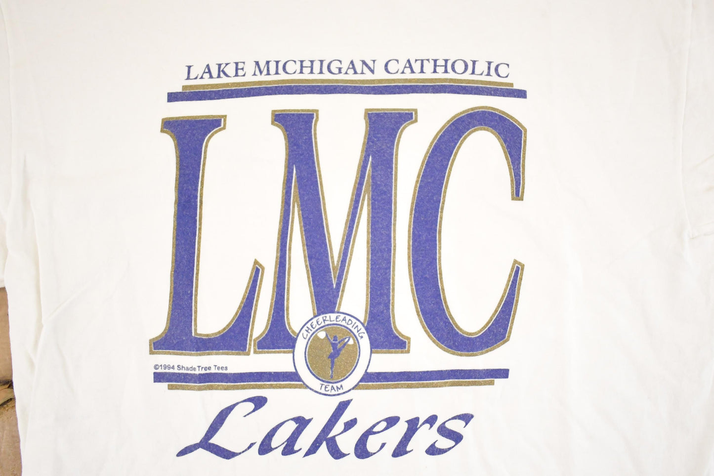 Vintage 1990s Lake Michigan Catholic Lakers Collegiate T-Shirt Men's M