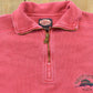 Vintage 1990s Tommy Bahama Embroidered Quarter Zip Sweatshirt Men's M