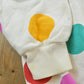 Vintage 1980s Walt Disney Mickey Mouse Polka Dots Crewneck Sweatshirt Men's M