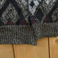 Vintage 1990s Expressions Knit Abstract Pattern Crewneck Sweater Men's M