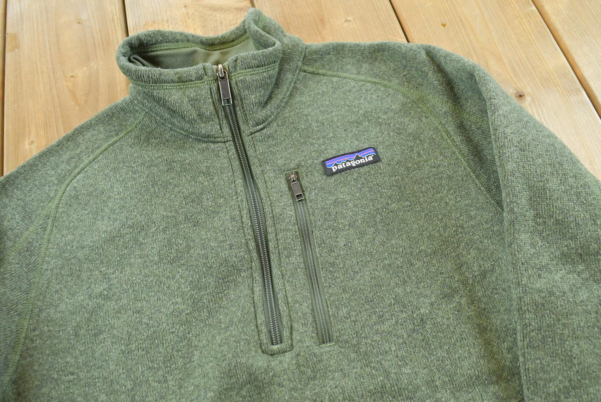 Vintage 2000s Patagonia Quarter Zip Fleece Sweater Men's S
